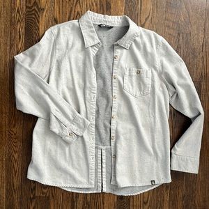 The North Face button up shirt